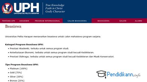 Mendapatkan Beasiswa UPH